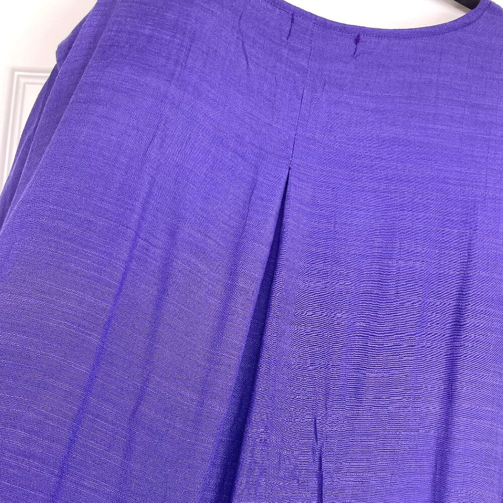 Hilo Hattie Boutique Purple Boho Oversized Dress One Size /Plus Made In Hawaii - Picture 7 of 10
